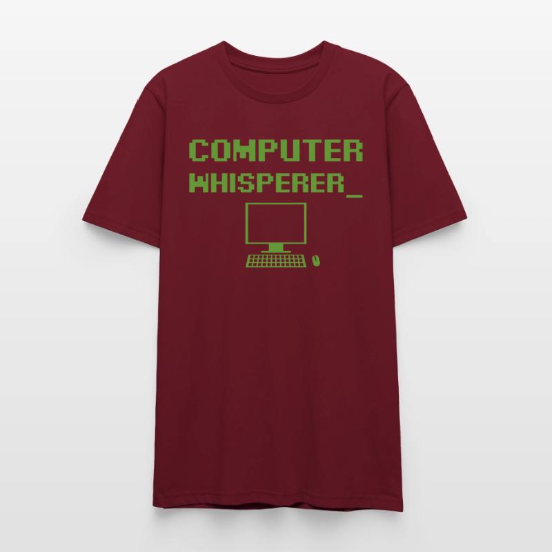 Computer Whisperer Tech Supporting Nerds Geeks Fun Stanley/Stella CRAFTER Unisex Organic T-Shirt