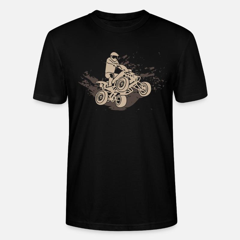 Quad - Stanley/Stella Unisex Bio-T-Shirt CRAFTER - Schwarz