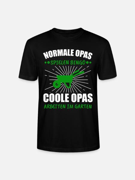 Kleingärtner Gartenbau Hobbygärtner Geschenk - Stanley/Stella Unisex Bio-T-Shirt CRAFTER - Schwarz