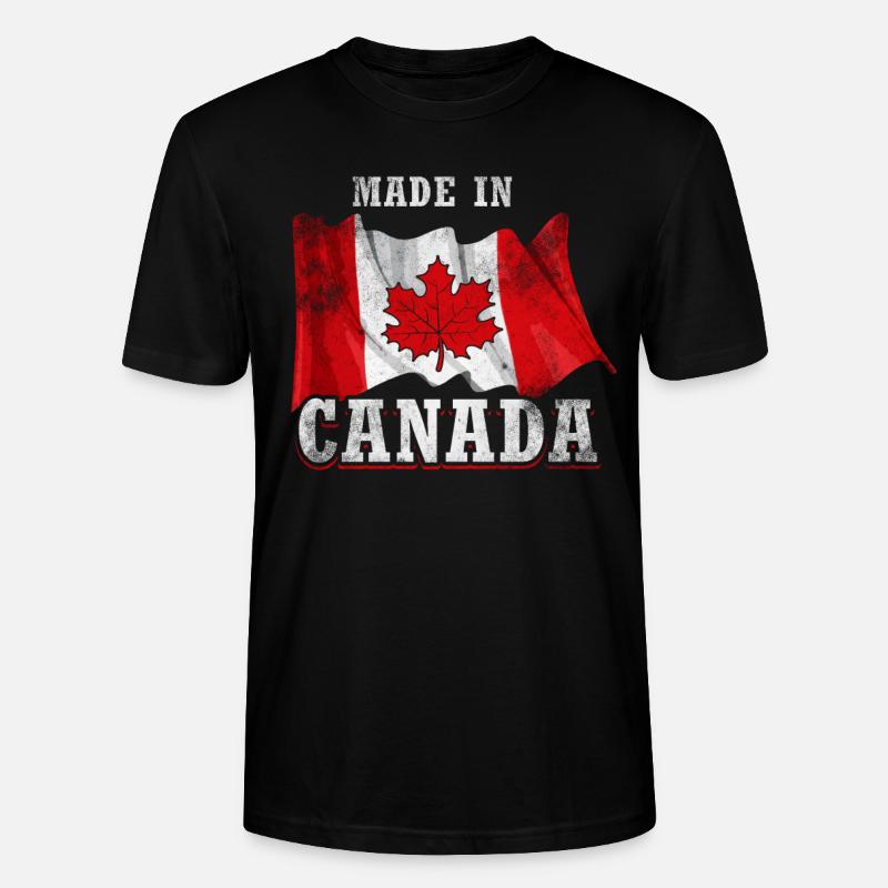 Made in Canada - Stanley/Stella Unisex Bio-T-Shirt CRAFTER - Schwarz
