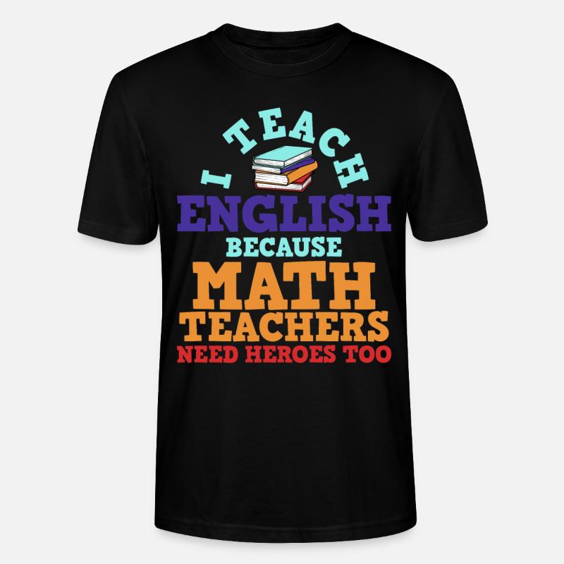 Englischlehrer - Stanley/Stella Unisex Bio-T-Shirt CRAFTER - Schwarz