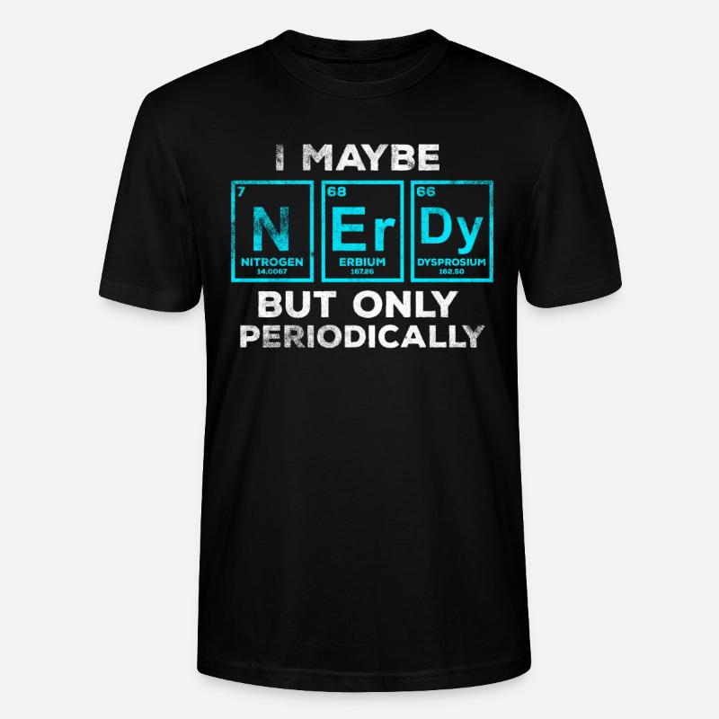 Nerd de chimie - T-shirt bio CRAFTER Stanley Stella Unisexe - noir