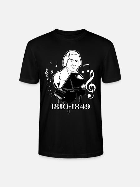 Frederic Chopin - Stanley/Stella CRAFTER Unisex Organic T-Shirt - black