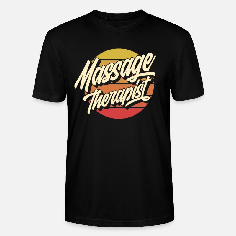 Massagetherapeut Masseur - Stanley/Stella Unisex Bio-T-Shirt CRAFTER - Schwarz