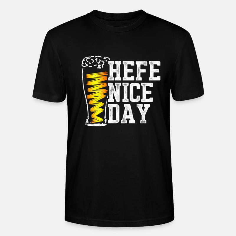Weißbier Hefebier Bier Spruch - Stanley/Stella Unisex Bio-T-Shirt CRAFTER - Schwarz
