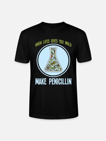 Science bacteria mold penicillin - Stanley/Stella CRAFTER Unisex Organic T-Shirt - black