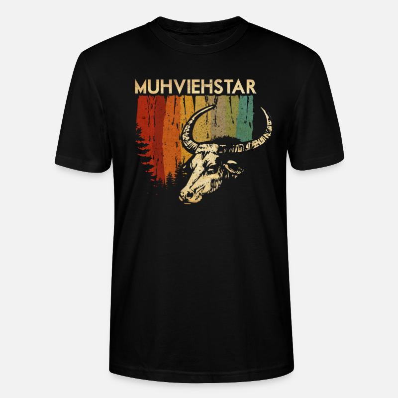 Muhviehstar - Stanley/Stella Unisex Bio-T-Shirt CRAFTER - Schwarz