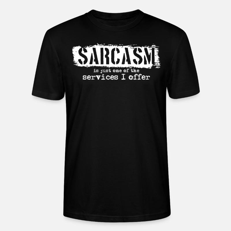 Funny Lustig Sarkasmus Service - Stanley/Stella Unisex Bio-T-Shirt CRAFTER - Schwarz