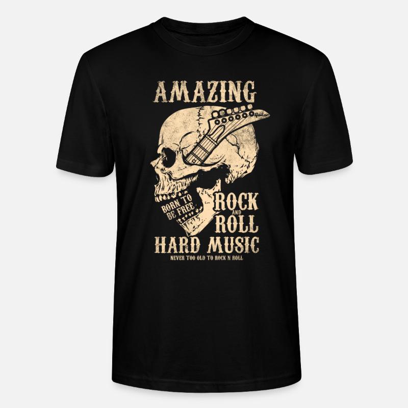 Rock ’n’ Roll - Stanley/Stella Unisex Bio-T-Shirt CRAFTER - Schwarz