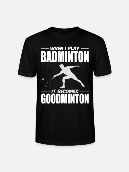 badminton - T-shirt bio CRAFTER Stanley Stella Unisexe - noir