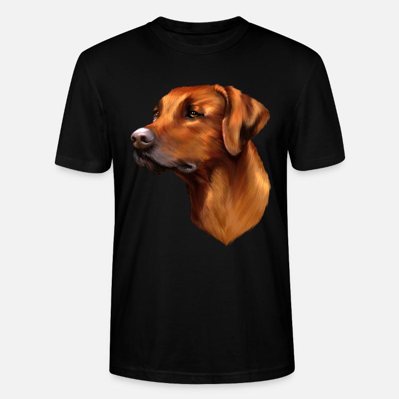 Rhodesian Ridgeback - Stanley/Stella Unisex Bio-T-Shirt CRAFTER - Schwarz