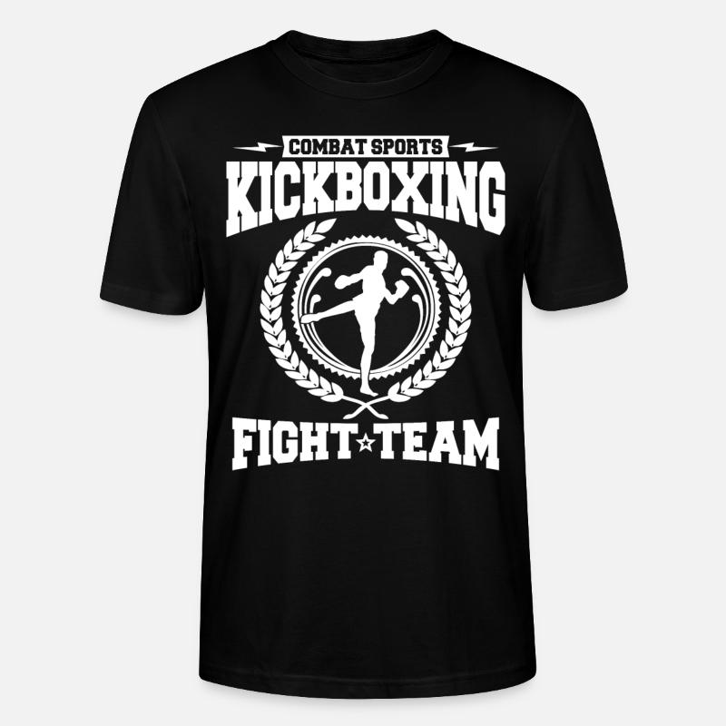 Kickboxing Kickboxer Kickboxing - T-shirt bio CRAFTER Stanley Stella Unisexe - noir
