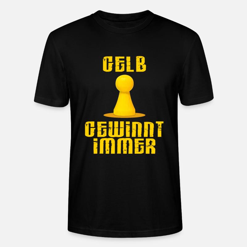 GESELLSCHAFTSSPIELE SPIELEABEND GESCHENK - Stanley/Stella Unisex Bio-T-Shirt CRAFTER - Schwarz