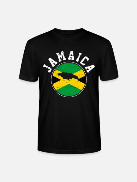Jamaica - Stanley/Stella CRAFTER Unisex Organic T-Shirt - black