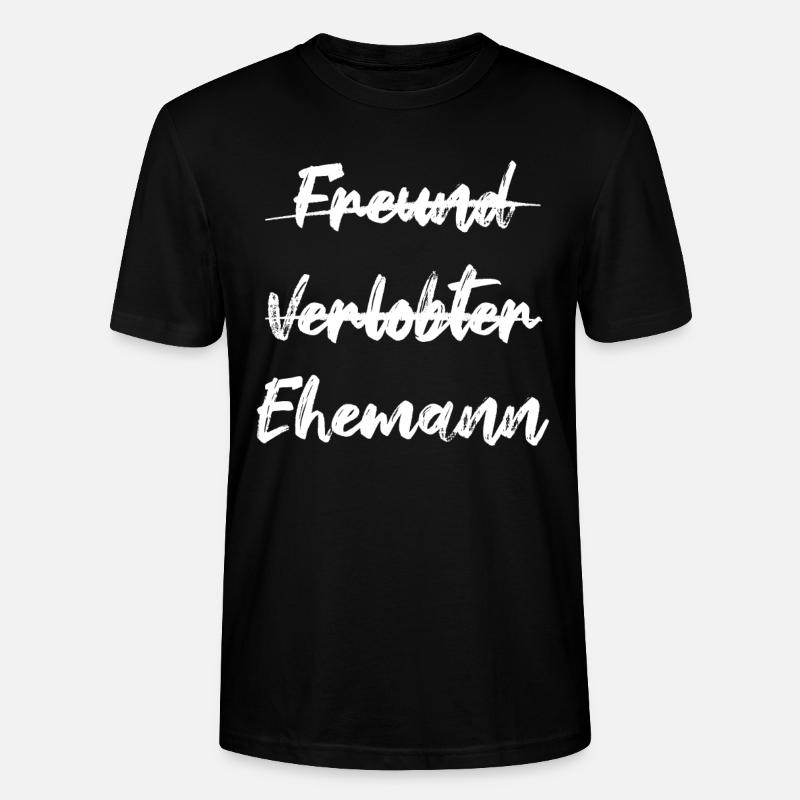 Ehemann - Stanley/Stella Unisex Bio-T-Shirt CRAFTER - Schwarz
