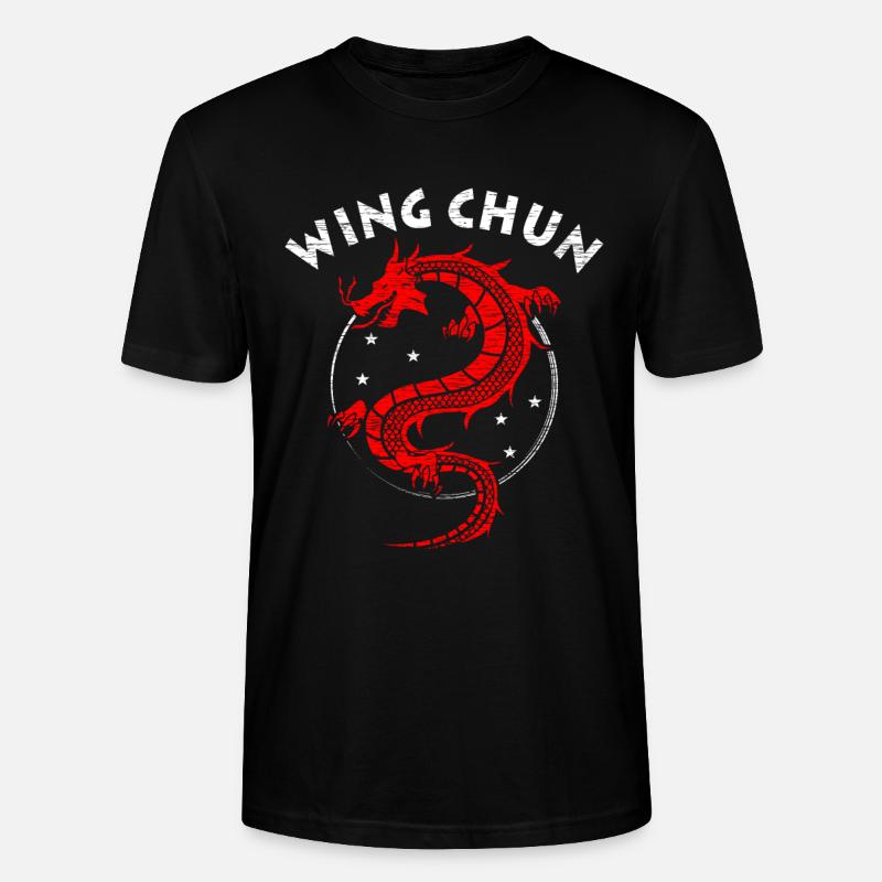 Cadeau Wing Chun - T-shirt bio CRAFTER Stanley Stella Unisexe - noir