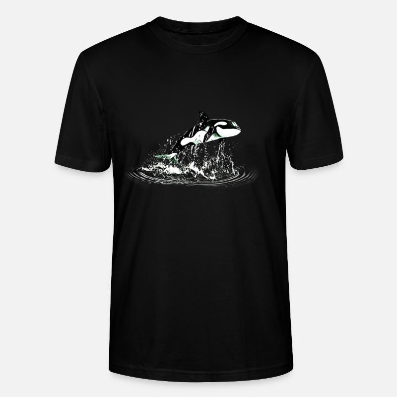 Orca - Stanley/Stella Unisex Bio-T-Shirt CRAFTER - Schwarz