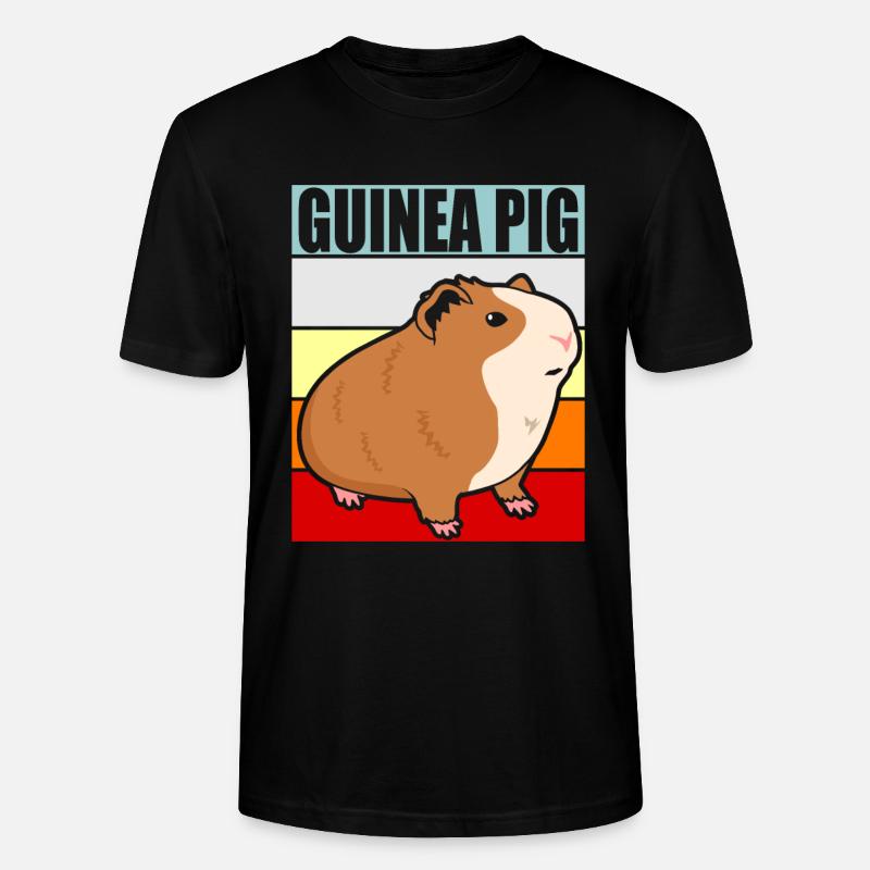 Cochon d'Inde - T-shirt bio CRAFTER Stanley Stella Unisexe - noir