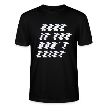 Existentialismus Philosophie - Stanley/Stella Unisex Bio-T-Shirt CRAFTER - Schwarz - Vorne - Alina (178cm) & Michal (187cm)