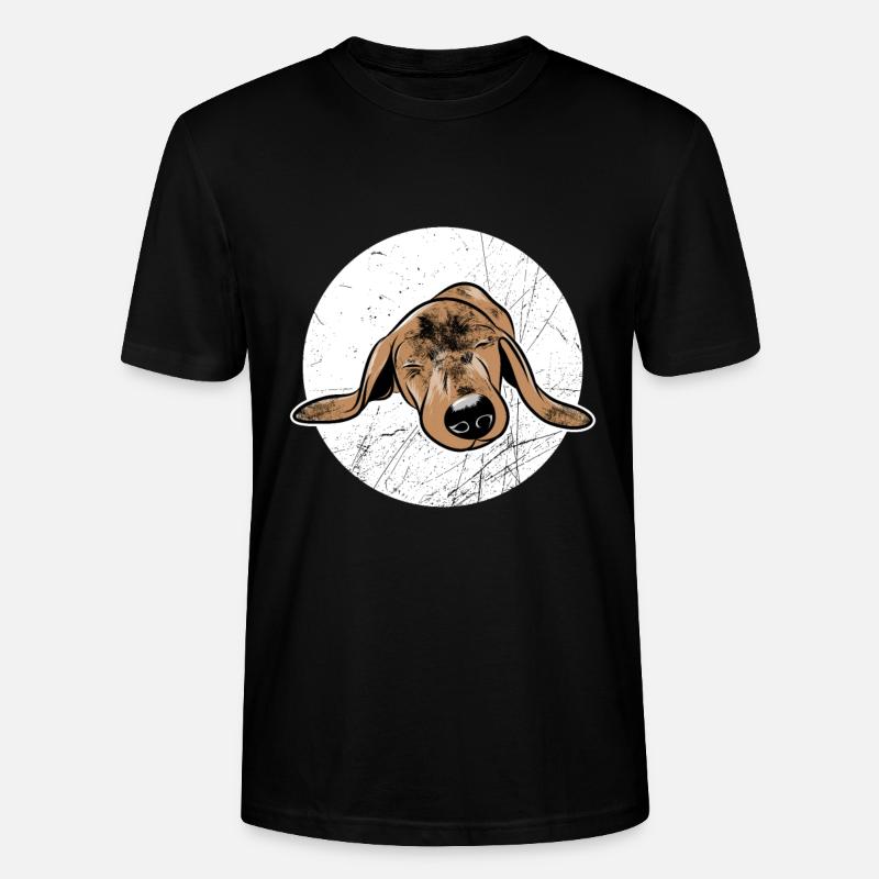Les teckels dorment chien - T-shirt bio CRAFTER Stanley Stella Unisexe - noir