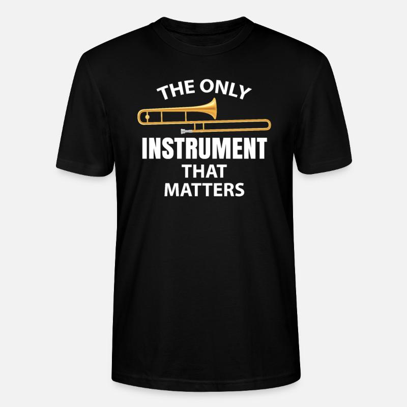 Posaune Trombone - Stanley/Stella Unisex Bio-T-Shirt CRAFTER - Schwarz