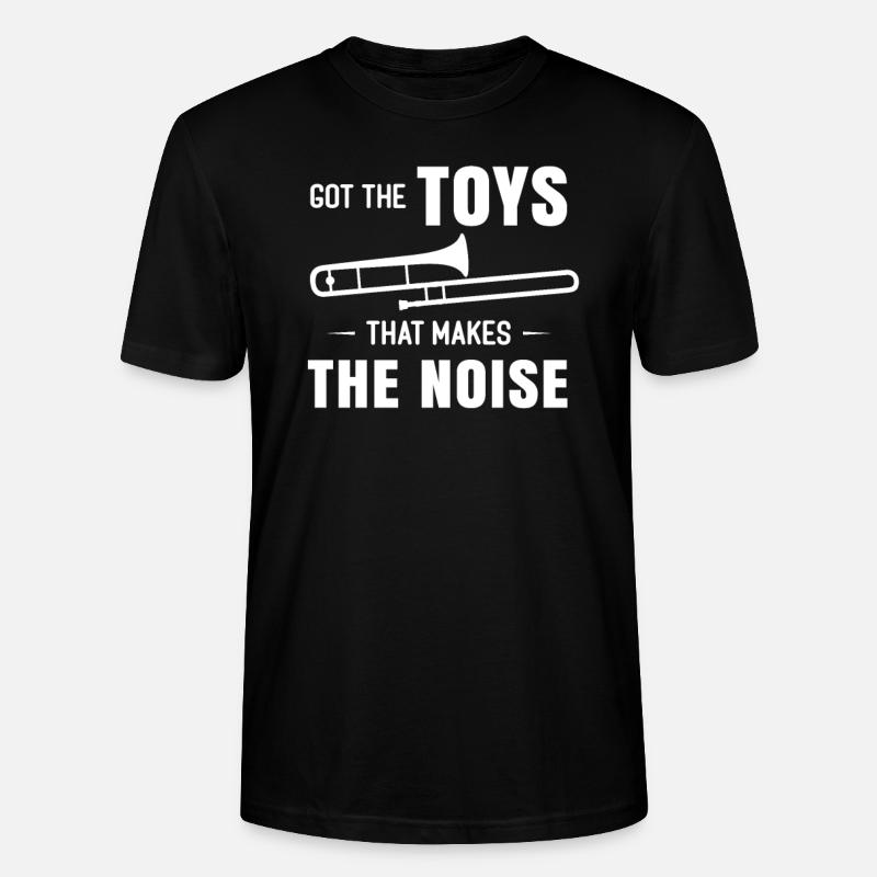Posaune Trombone - Stanley/Stella Unisex Bio-T-Shirt CRAFTER - Schwarz