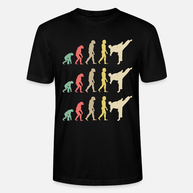 Karate Evolution - Taekwondo - Stanley/Stella Unisex Bio-T-Shirt CRAFTER - Schwarz