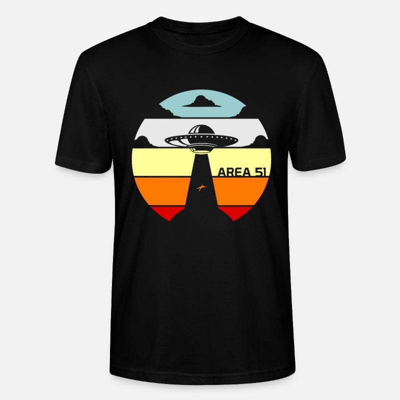 Zone 51 - T-shirt bio CRAFTER Stanley Stella Unisexe - noir