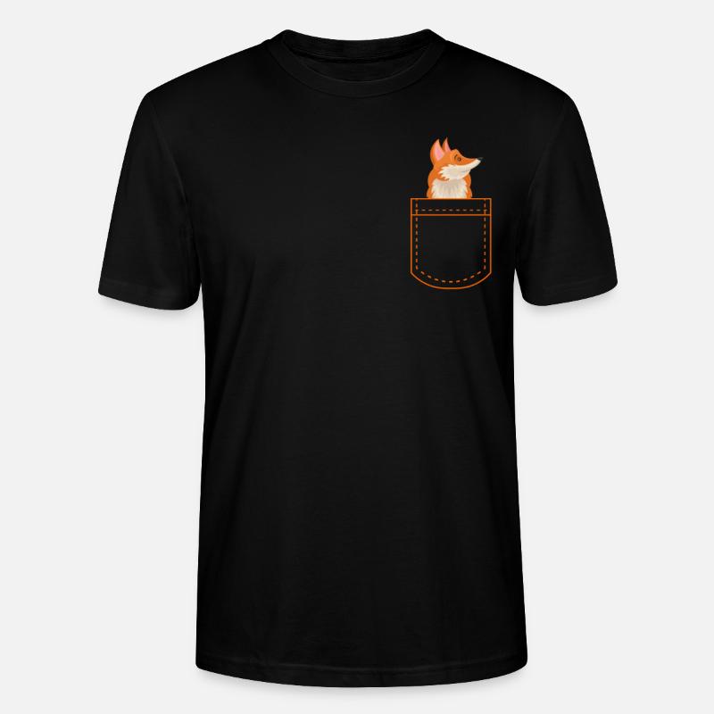 Fuchs - Stanley/Stella Unisex Bio-T-Shirt CRAFTER - Schwarz