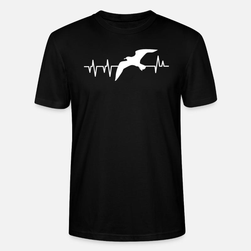 Möwe - Stanley/Stella Unisex Bio-T-Shirt CRAFTER - Schwarz