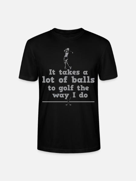 Golf golf father golf player - Stanley/Stella CRAFTER Unisex Organic T-Shirt - black