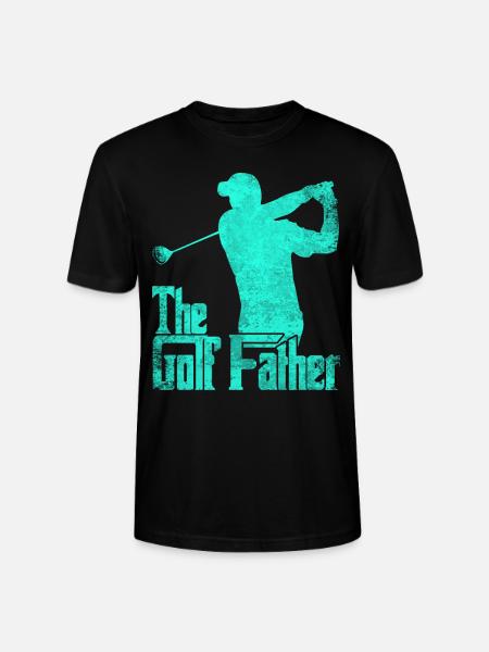 Golf golf father golf player - Stanley/Stella CRAFTER Unisex Organic T-Shirt - black