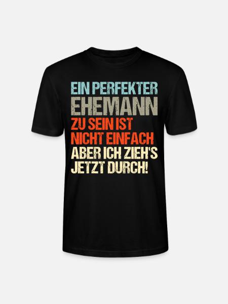 Perfekter Ehemann - Stanley/Stella Unisex Bio-T-Shirt CRAFTER - Schwarz