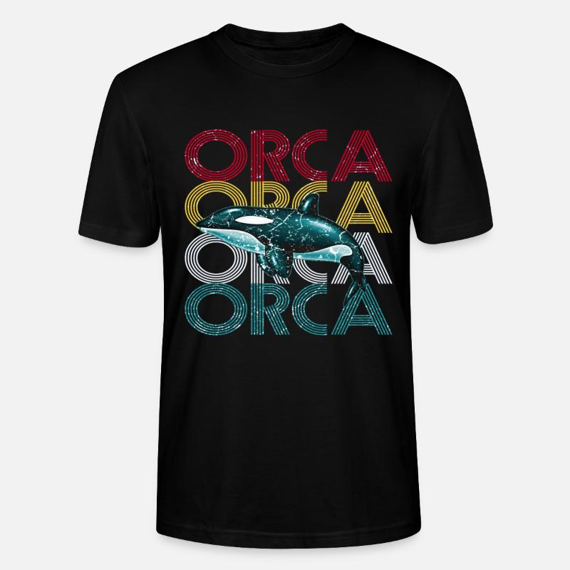 Orca - Stanley/Stella Unisex Bio-T-Shirt CRAFTER - Schwarz