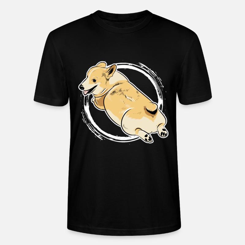 Corgi - T-shirt bio CRAFTER Stanley Stella Unisexe - noir