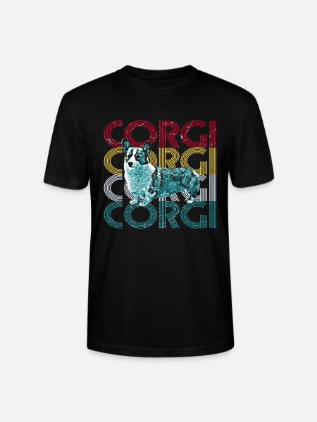 Corgi - Stanley/Stella Unisex Bio-T-Shirt CRAFTER - Schwarz