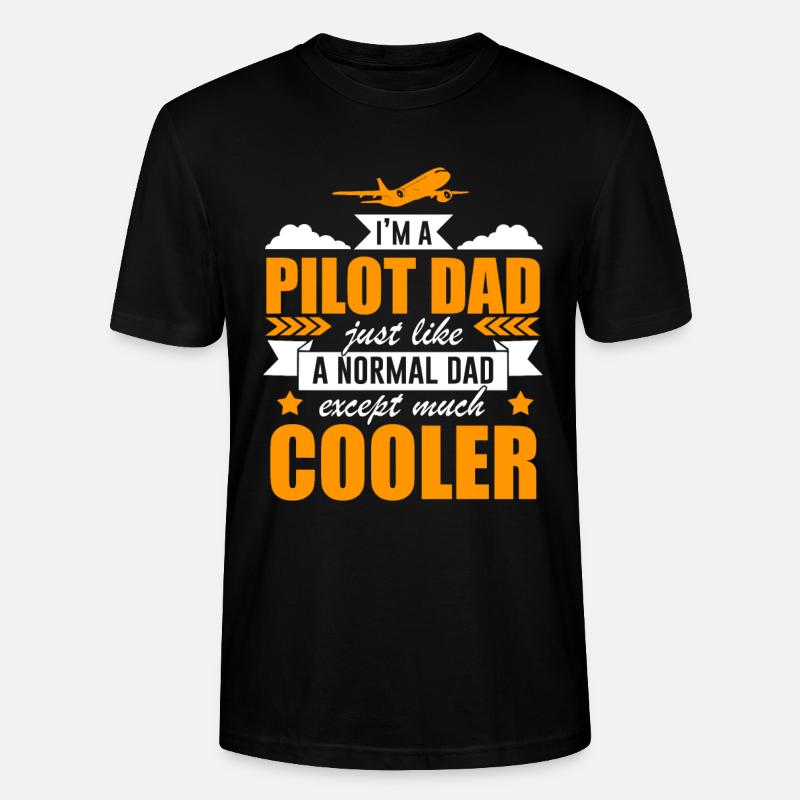 Pilot - Stanley/Stella Unisex Bio-T-Shirt CRAFTER - Schwarz