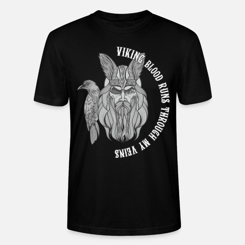 Oiseau de sang viking - T-shirt bio CRAFTER Stanley Stella Unisexe - noir