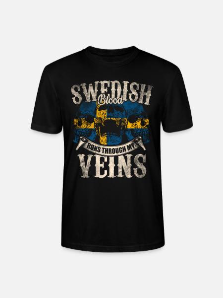 Suède - T-shirt bio CRAFTER Stanley Stella Unisexe - noir