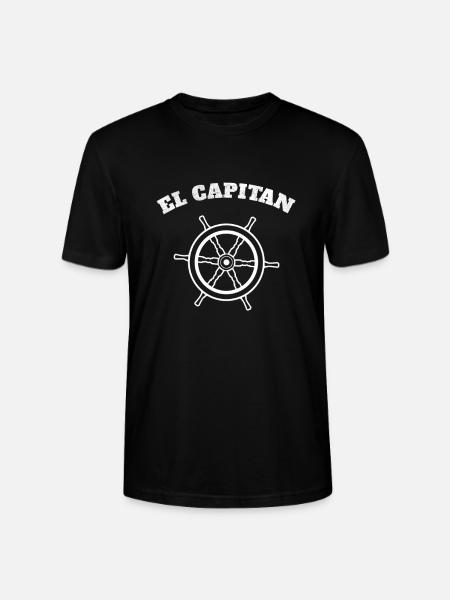 El Capitan - Stanley/Stella CRAFTER Unisex Organic T-Shirt - black