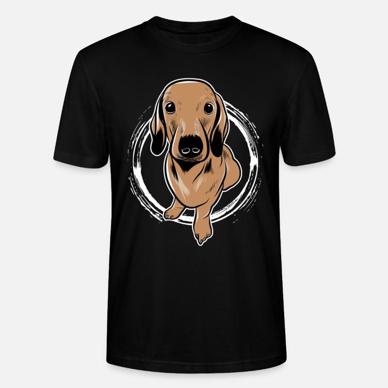 Teckel chien teckel - T-shirt bio CRAFTER Stanley Stella Unisexe - noir