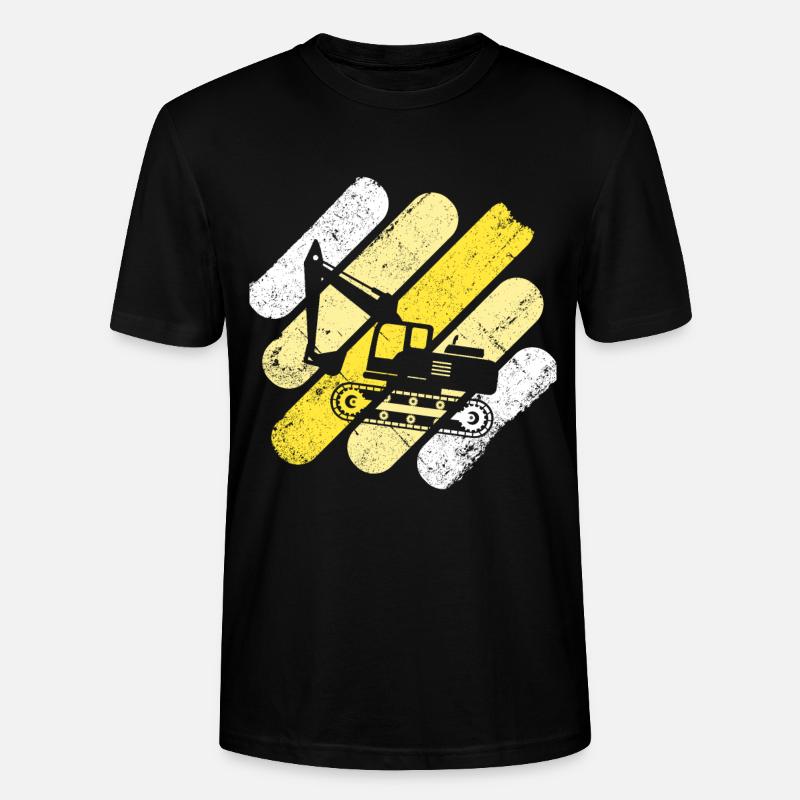 Bagger - Stanley/Stella Unisex Bio-T-Shirt CRAFTER - Schwarz