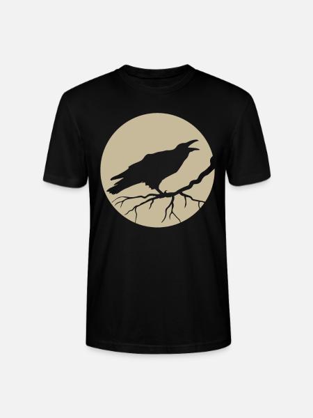 Raabe - Goth Gothic Gothicshirt - Stanley/Stella Unisex Bio-T-Shirt CRAFTER - Schwarz