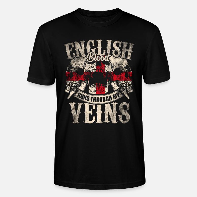 England Engländer - Stanley/Stella Unisex Bio-T-Shirt CRAFTER - Schwarz