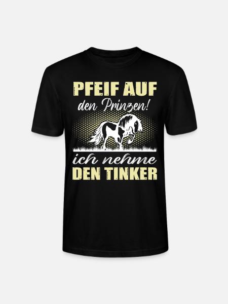 Tinker Pferd Reiten Geschenk - Stanley/Stella Unisex Bio-T-Shirt CRAFTER - Schwarz