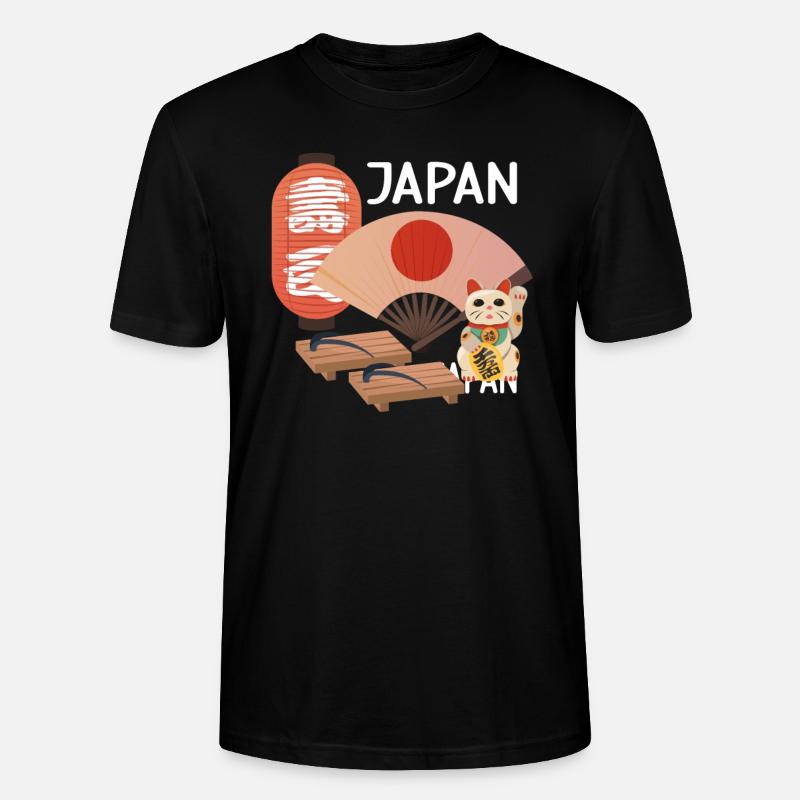 Japan - Stanley/Stella Unisex Bio-T-Shirt CRAFTER - Schwarz