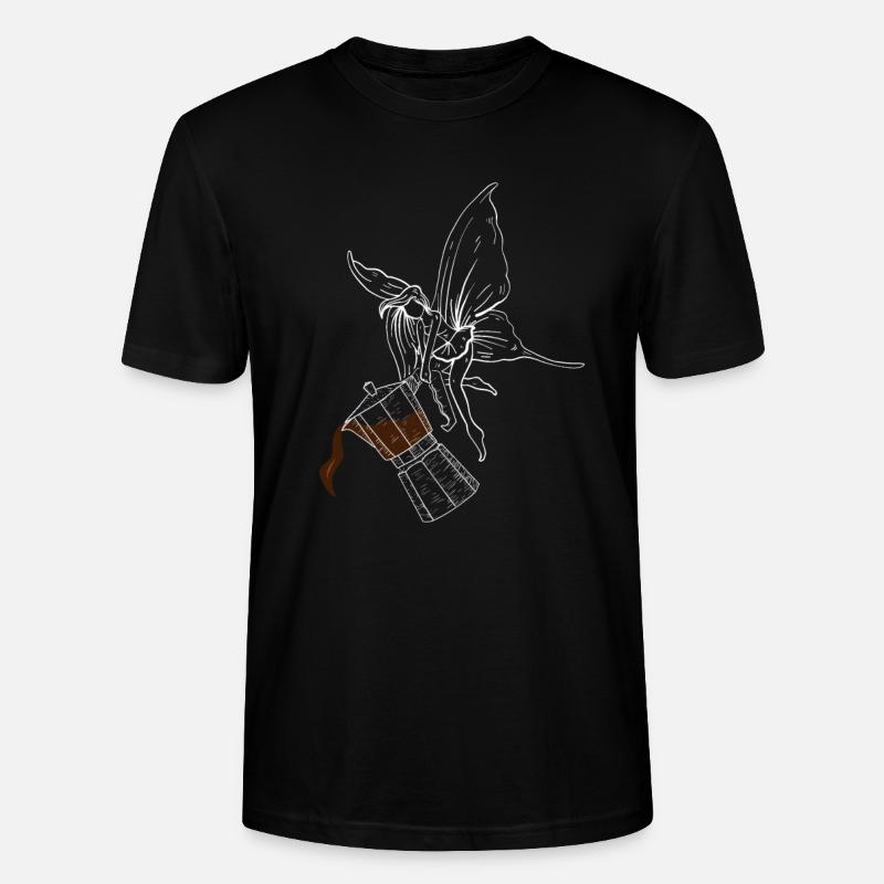 Fée du café - T-shirt bio CRAFTER Stanley Stella Unisexe - noir