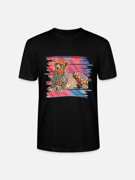 Gepard - Stanley/Stella Unisex Bio-T-Shirt CRAFTER - Schwarz