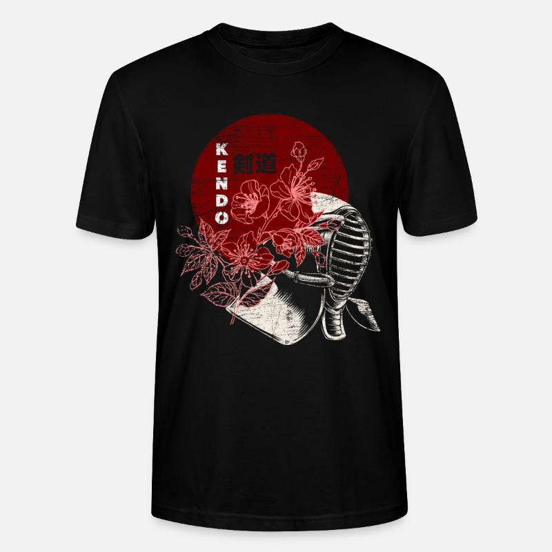 Kendo-Mädchen - Stanley/Stella Unisex Bio-T-Shirt CRAFTER - Schwarz