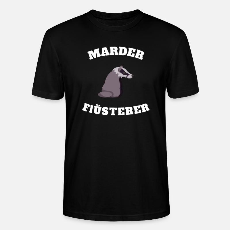 Marder Flüsterer - Stanley/Stella Unisex Bio-T-Shirt CRAFTER - Schwarz